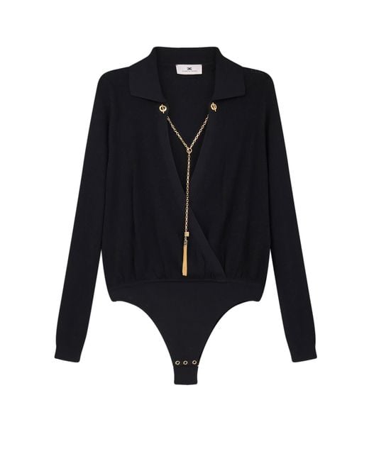 Elisabetta Franchi Blue Viscose Blend Body
