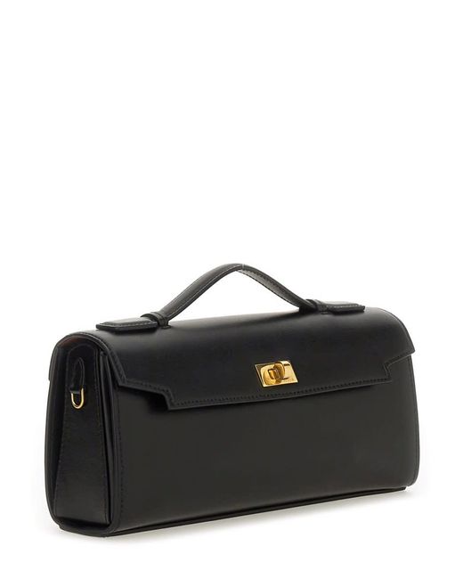 Anya Hindmarch Black Clutch "Mortimer"