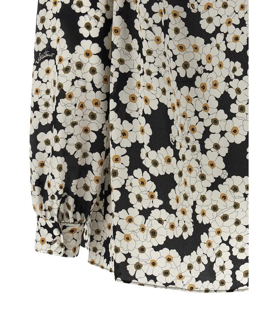 Valentino Garavani Black Après Lhivier Shirt Silk Shirt, Blouse