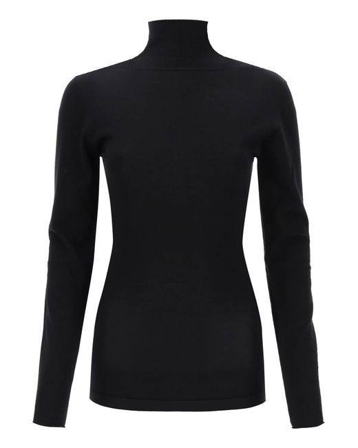 Marni Black Shaped Turtleneck Sweater