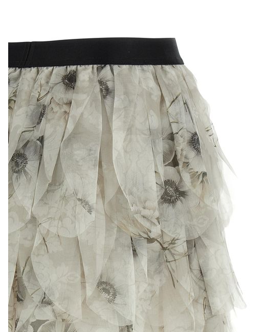 Max Mara Gray 'Mxstalco' Skirt
