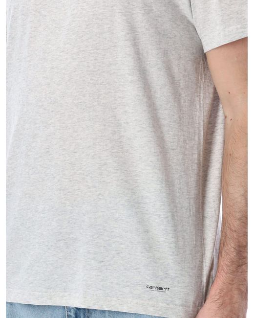 Carhartt White 2 Pack Standard T-Shirt for men
