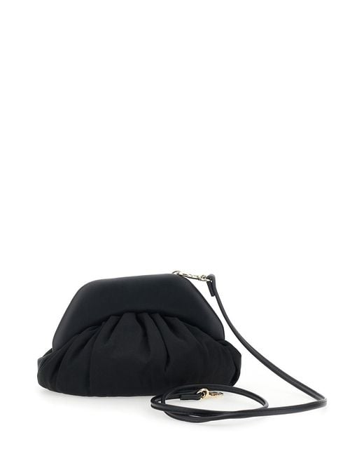 Vivienne Westwood Black 'Brooke' Clutch With Adjustable And Removable Shoulder Strap And Orb Plaque On The Front
