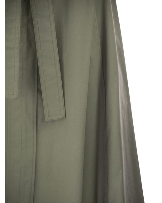 Peserico Green Long Skirt