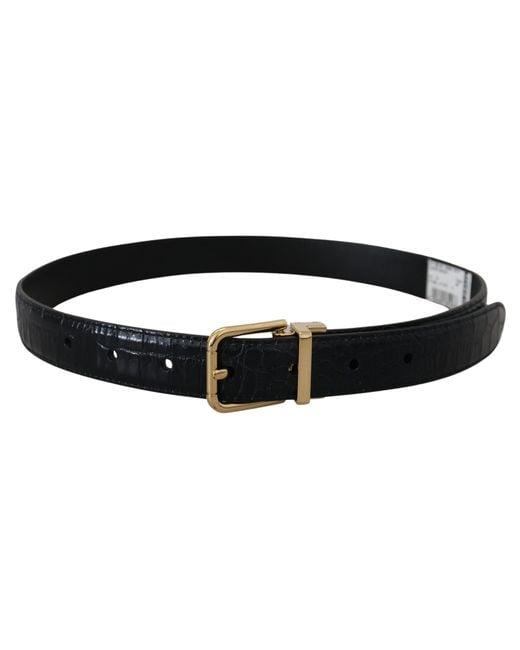 Dolce & Gabbana Black Belts