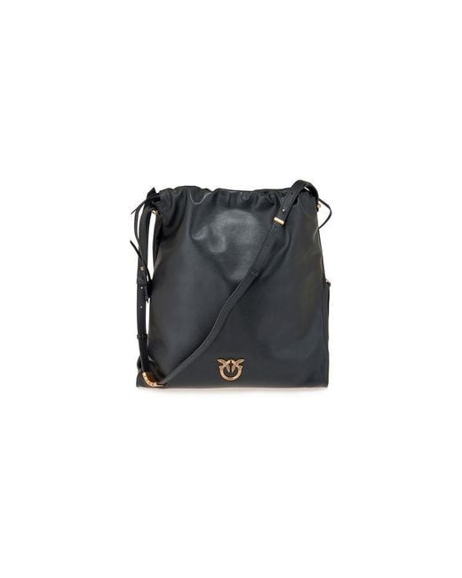 Pinko Black Crossbody Bag Leather Crossbody-Bags