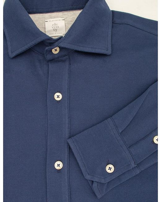Eleventy Blue Shirt for men