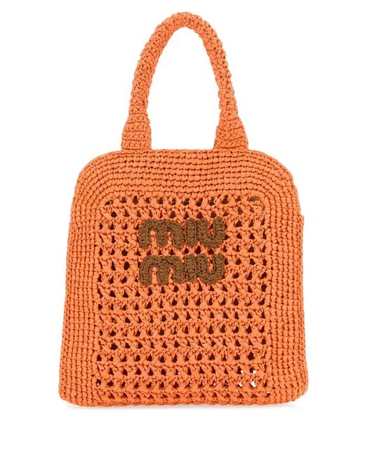 Miu Miu Orange Handbags