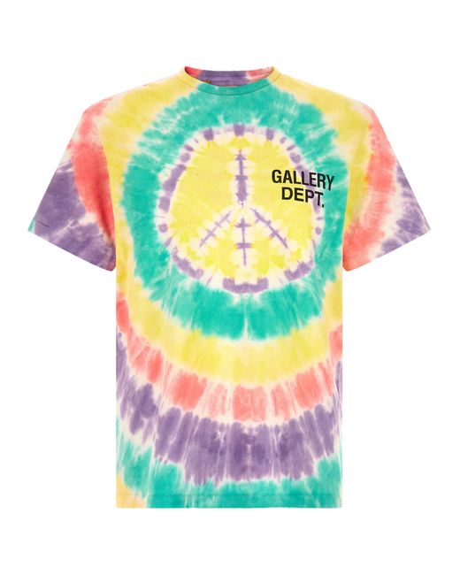GALLERY DEPT. Gray 'Peace Tie Dye' T-Shirt for men