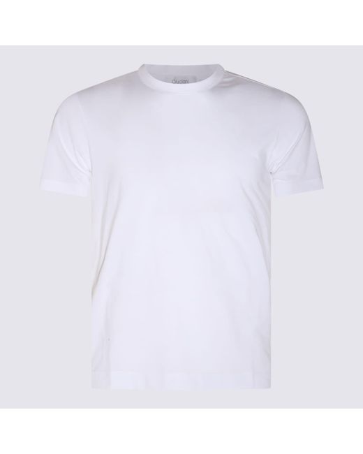Cruciani White Cotton Blend T-Shirt for men