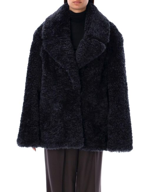 Stella McCartney Blue Eco Fur Short Coat