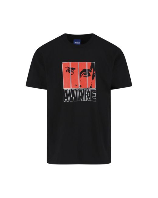 AWAKE NY Black T-shirt for men