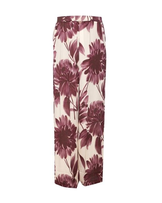 Twinset White Trousers Viscose