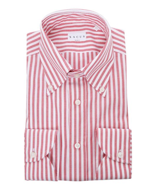 Xacus Pink Striped Shirt for men