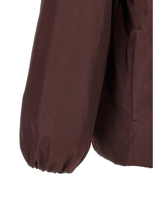 Jil Sander Brown Down Blouson 08' Jacket for men