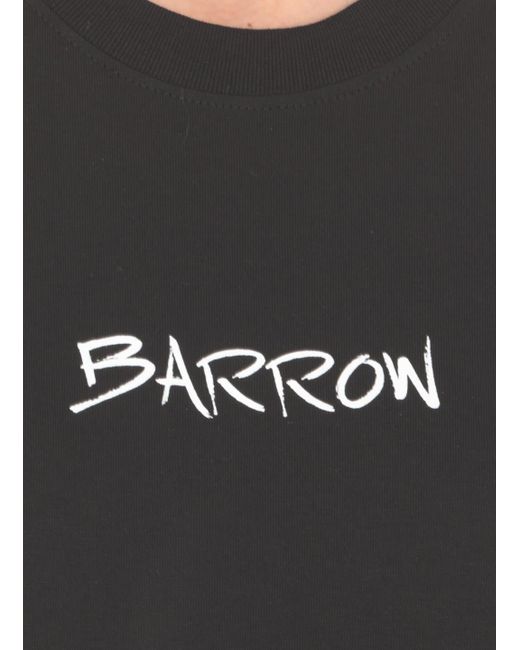 Barrow Black Logoed T-Shirt
