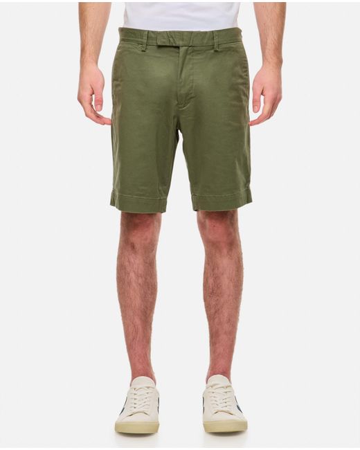 Polo Ralph Lauren Green Flat Cotton Short for men