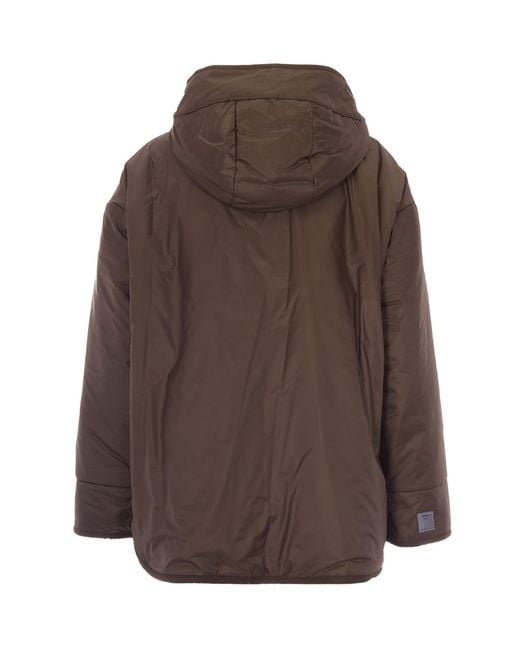 Max Mara Brown Padded Jacket Cleo Polyester