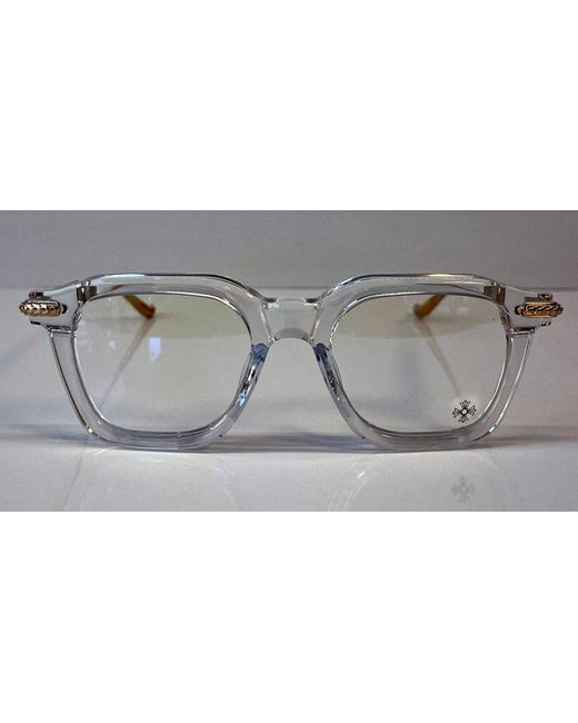 Chrome Hearts Black Cumption - Crystal Rx Glasses for men