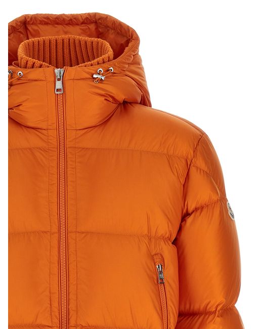 Moncler Orange 'Rivau' Down Jacket