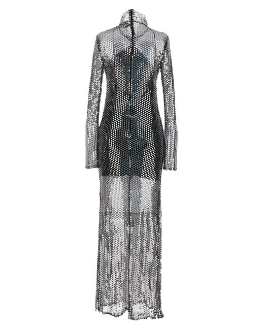 ‎Taller Marmo Gray Tina Sequin-embellished Maxi Dress