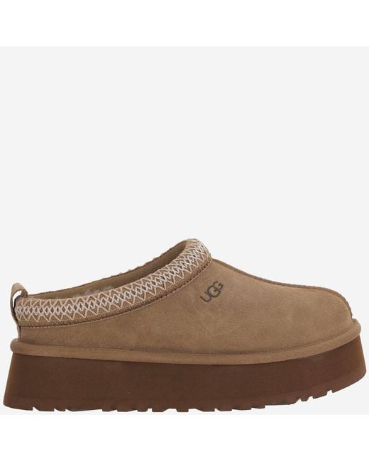 Ugg Brown Mules Taz Ii Suede Leather