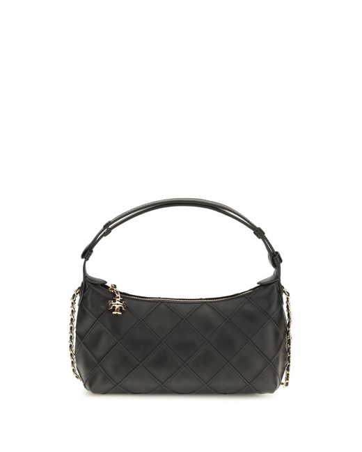 Tory Burch Black Clutch Fleming Nappa Leather Calf (Bos Taurus) Handbags