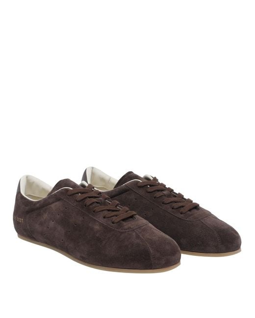 Common Projects Brown Sneakers Suede Leather/Rubber Sole for men