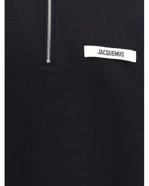 Jacquemus Blue Le Camionneur Sweatshirt Cotton Sweatshirts for men