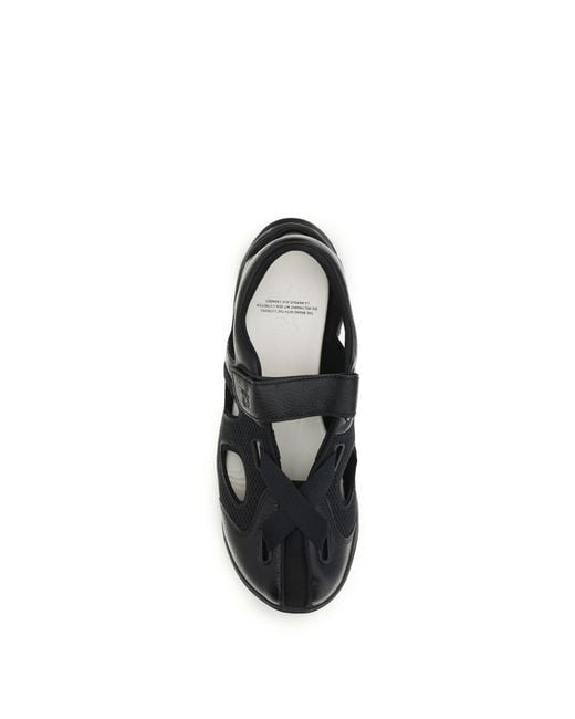 Adidas Black Sandals Gsg9 Leather for men