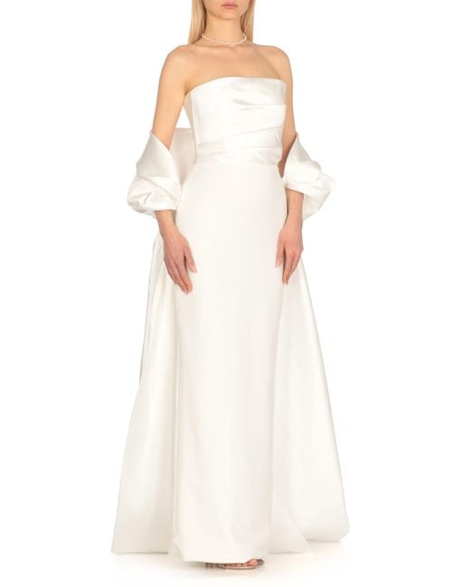 Solace London White Vera Maxi Dress