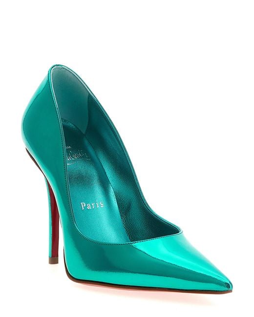 Christian Louboutin Green 'Miss Z' Pumps