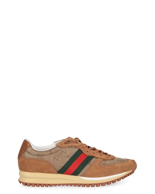 Gucci Black Low-Top Sneakers Re-Motion Technical Fabric Trainers for men