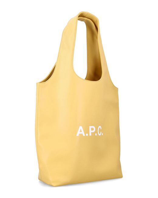 A.P.C. Metallic Ninon Small Faux Leather Tote