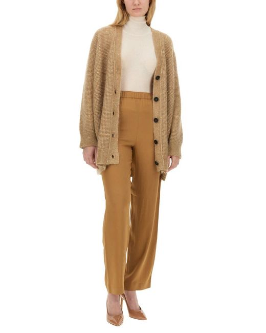 Fabiana Filippi Natural Wool Cardigan