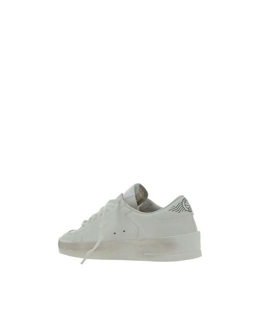 Golden Goose Deluxe Brand Gray White Goatskin Sneakers