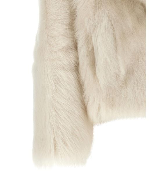 Blancha Natural Lamb Fur Full-Length Jacket Clothing