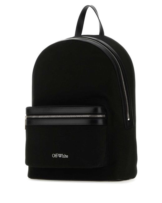 Off-White c/o Virgil Abloh Black Canvas Core Backpack for men
