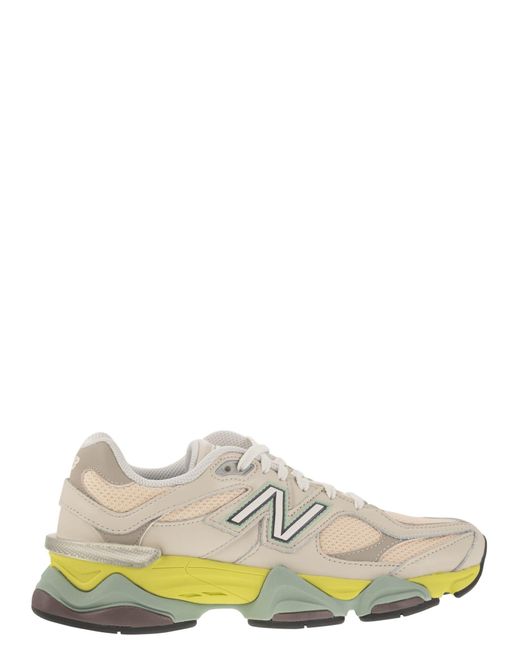 New Balance White 9060 Sneakers