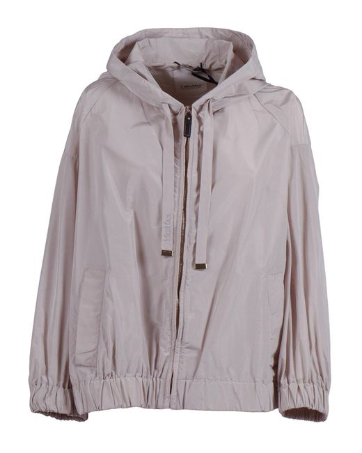 Max Mara Purple Raincoat Polyester Lining Trench-Raincoat