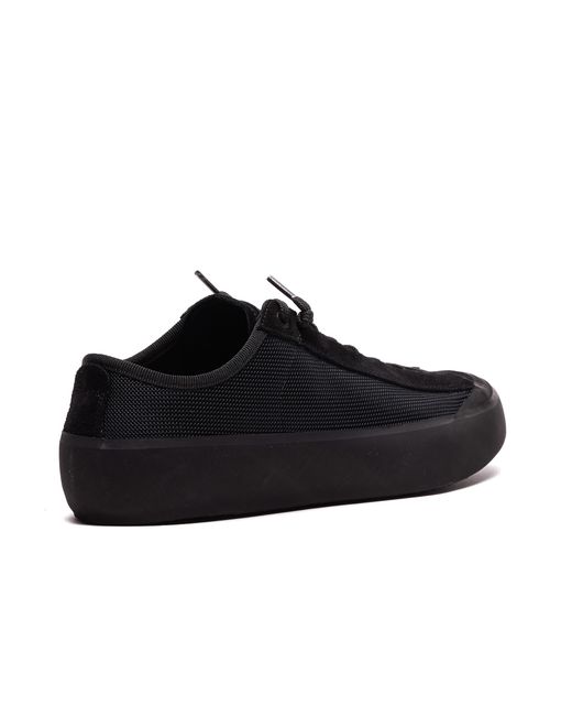 Stone Island Black Sneakers Fabric And Suede for men