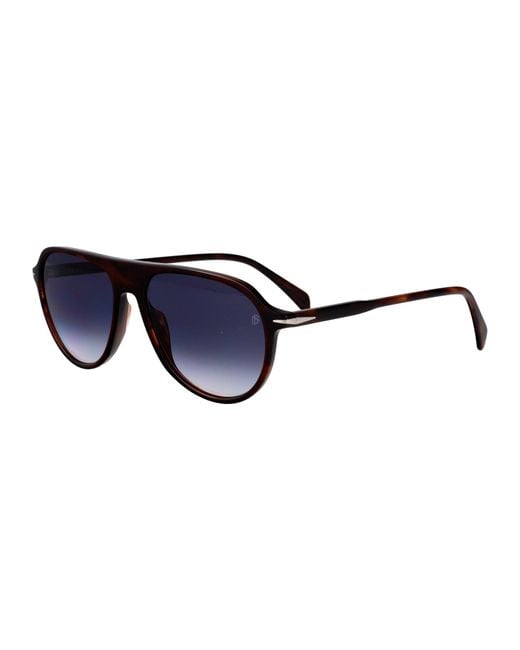 David Beckham Blue Sunglasses Db 1200-S Acetate for men