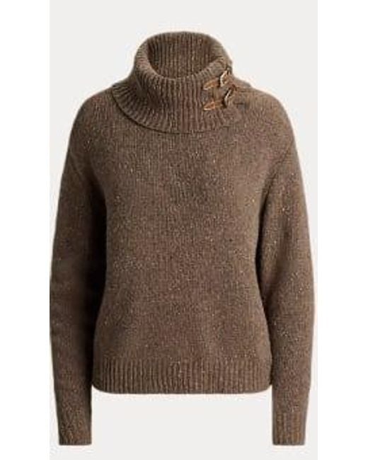 Polo Ralph Lauren Brown Lakiat Lon Sleeve Pullover