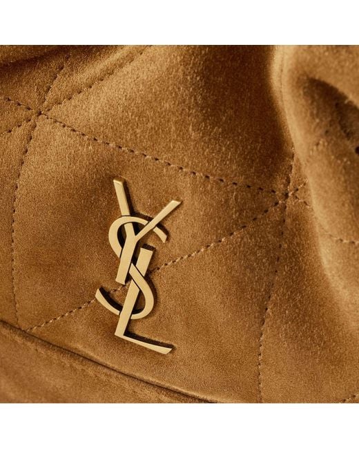 Saint Laurent Metallic Mini Suede Clutch Leather Shoulder Bags