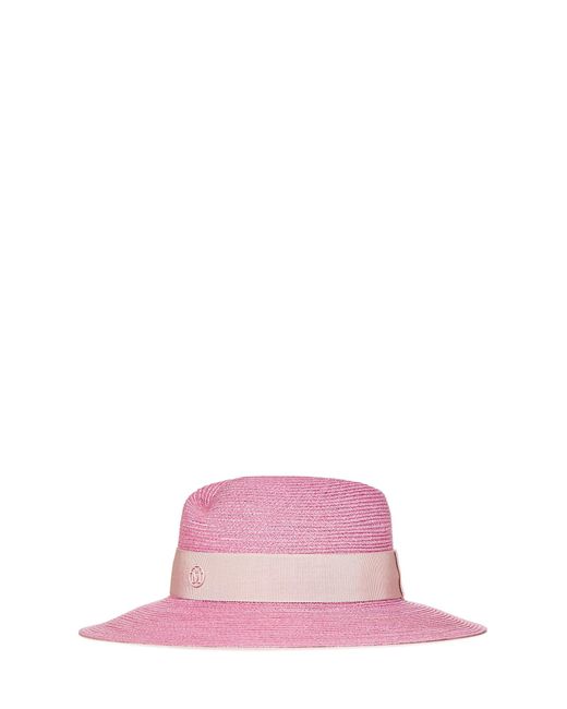 Maison Michel Pink Virginie Hat