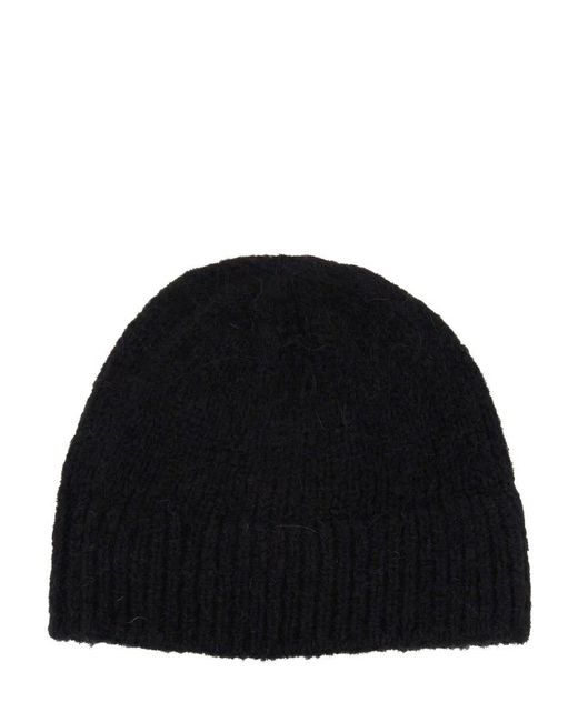 Dries Van Noten Knit Hat in Black Lyst UK