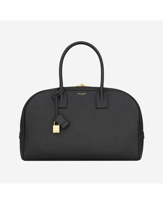 Saint Laurent Black Sac De Jour Bag Textured Leather Handbags