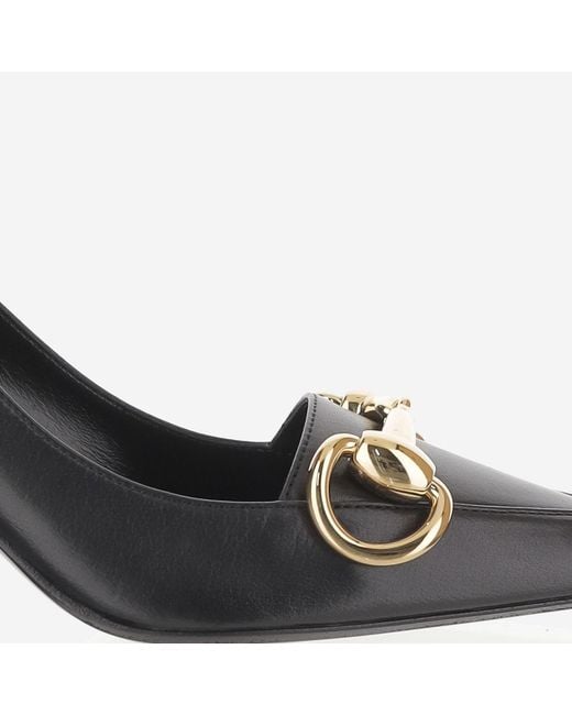 Gucci Gray Leather Pumps Boulevard