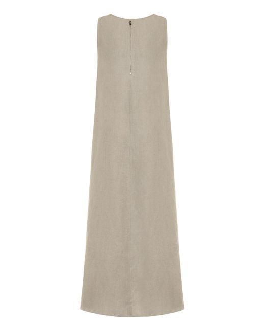 Max Mara Natural Linen Dress Simeone