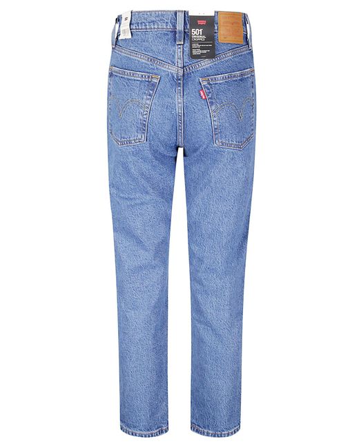 Levi's Blue 501 Crop